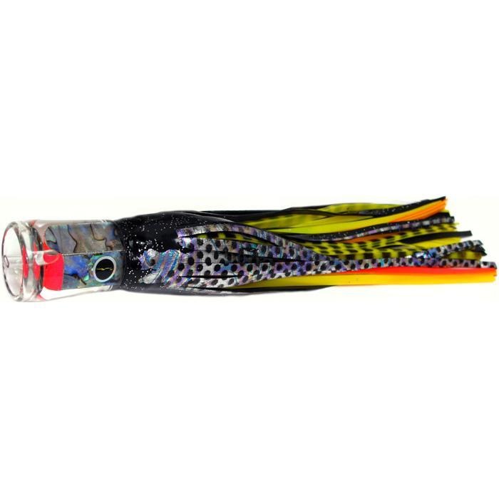 Black Bart El Squid Senior Medium Tackle Lure - Black Dot/Yellow Tiger - shopbulluna.com