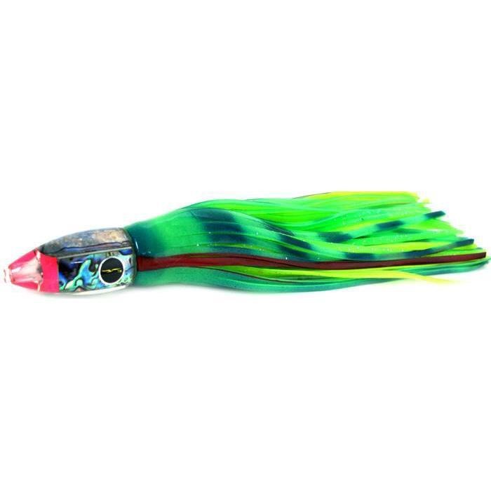 Black Bart Tuna XXX Light Tackle Lure - Glow/Green Chartreuse Dot - shopbulluna.com