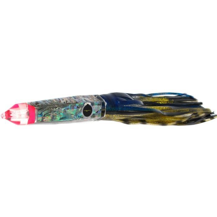 Black Bart Wahoo Candy Medium Heavy Tackle Lure - Yellowfin/Silver Gold Black - shopbulluna.com