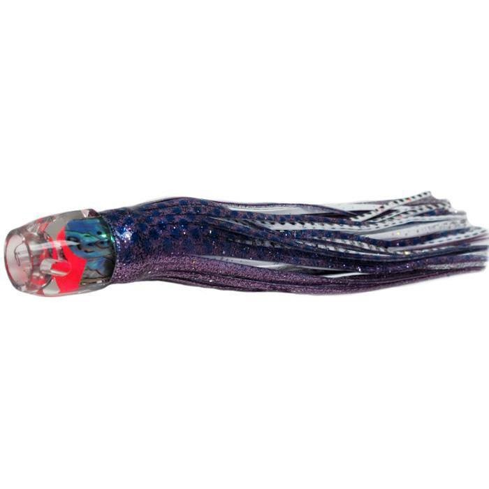 Black Bart Hex Jet Light Tackle Lure - Purple Dot/White Dot - shopbulluna.com