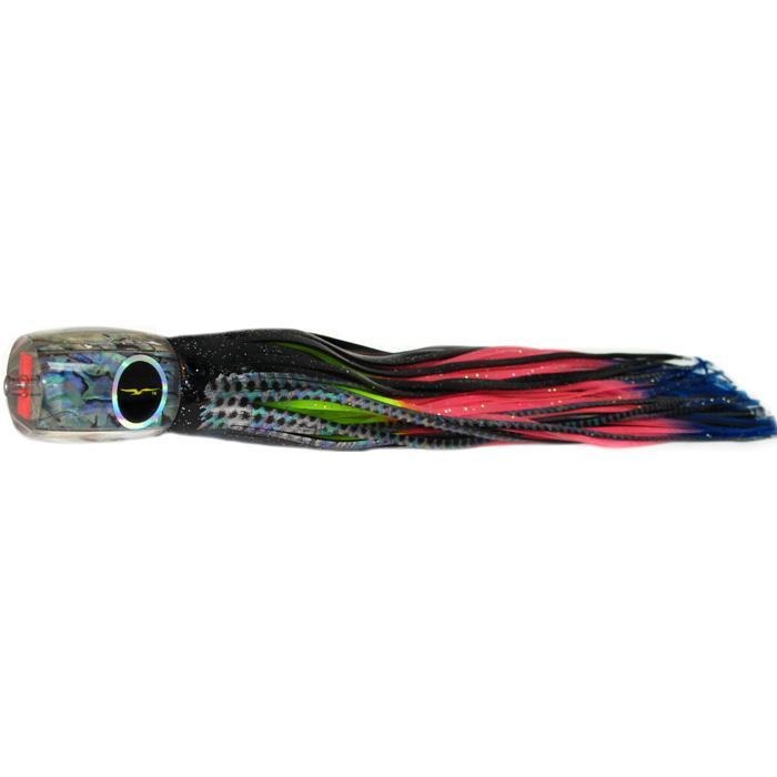 Black Bart Striper Candy Medium Heavy Tackle Lure - Black Dot/Rainbow - shopbulluna.com