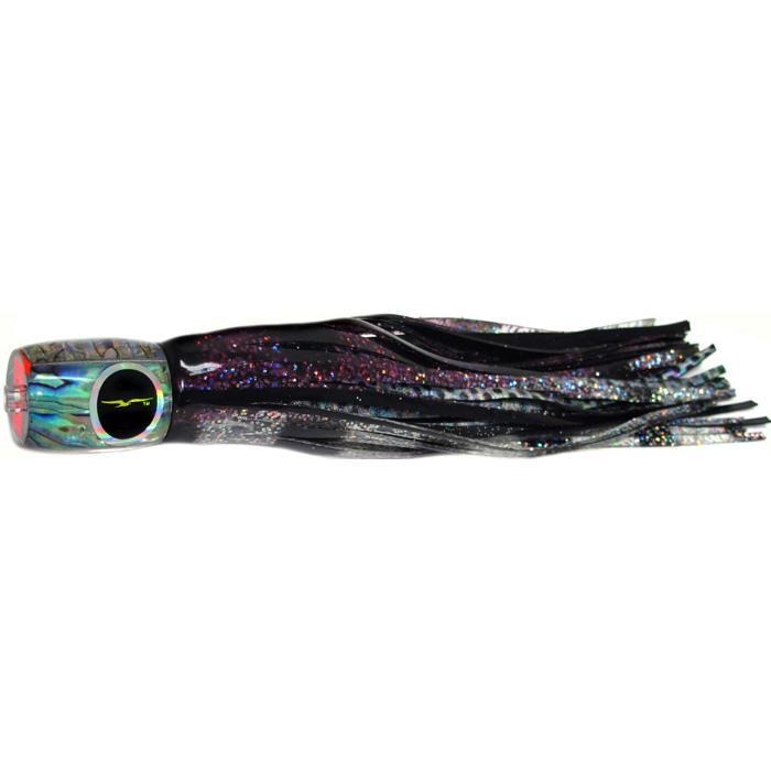 Black Bart Mahi Candy Medium Tackle Lure - Purple/Black Dot - shopbulluna.com