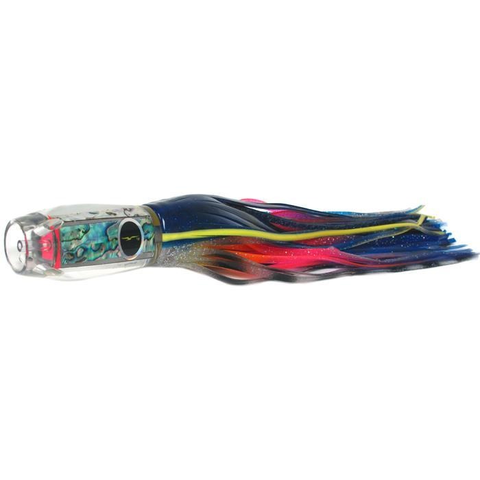 Black Bart Kona ProJet Medium Heavy Tackle Lure - Blue Yellow/Rainbow - shopbulluna.com