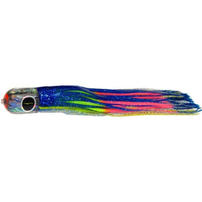 Black Bart Punisher Medium Heavy Tackle Lure - Blue Yellow/Rainbow - shopbulluna.com