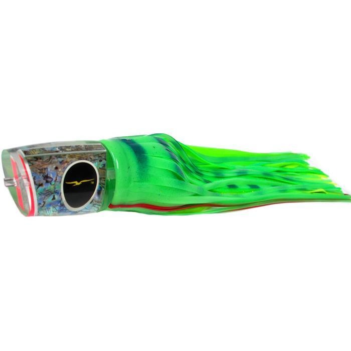 Black Bart Zulu Heavy Tackle Lure - Glow/Green Chartreuse Dot - shopbulluna.com