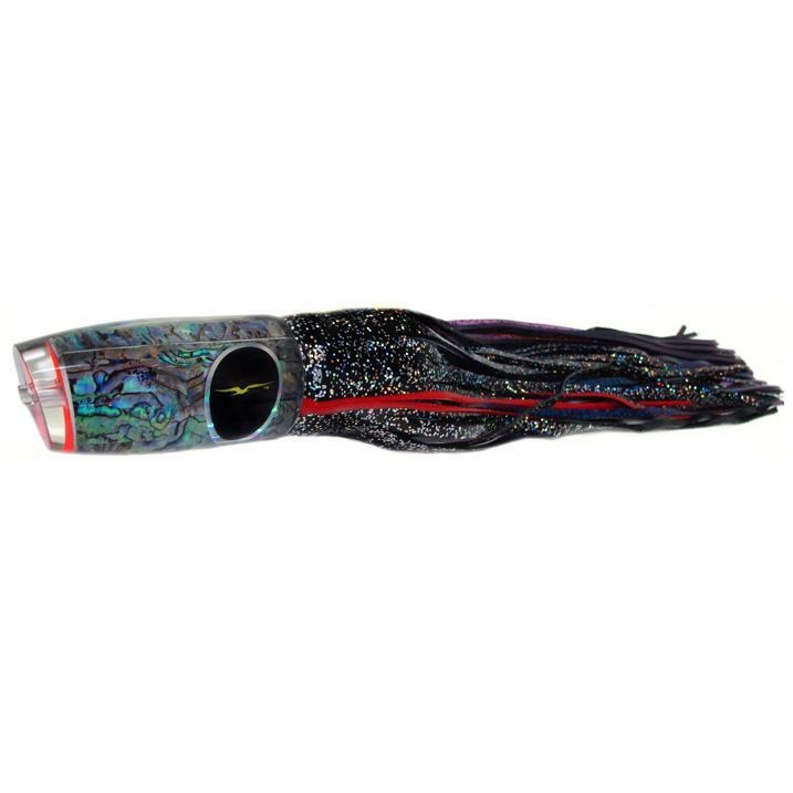 Black Bart Super Plunger Heavy Tackle Lure - Black/Purple Fleck - shopbulluna.com