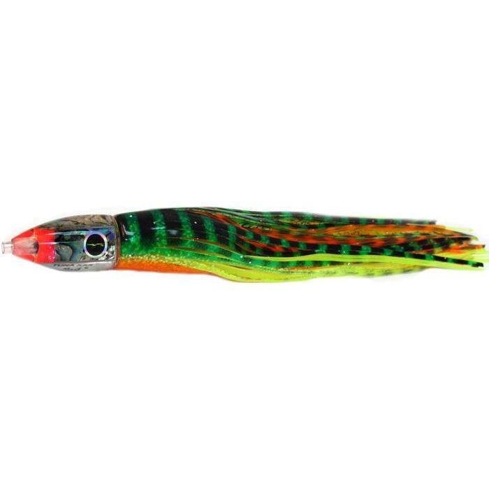 Black Bart Tuna XXX Light Tackle Lure - Green Orange Tiger/Yellow Tiger - shopbulluna.com