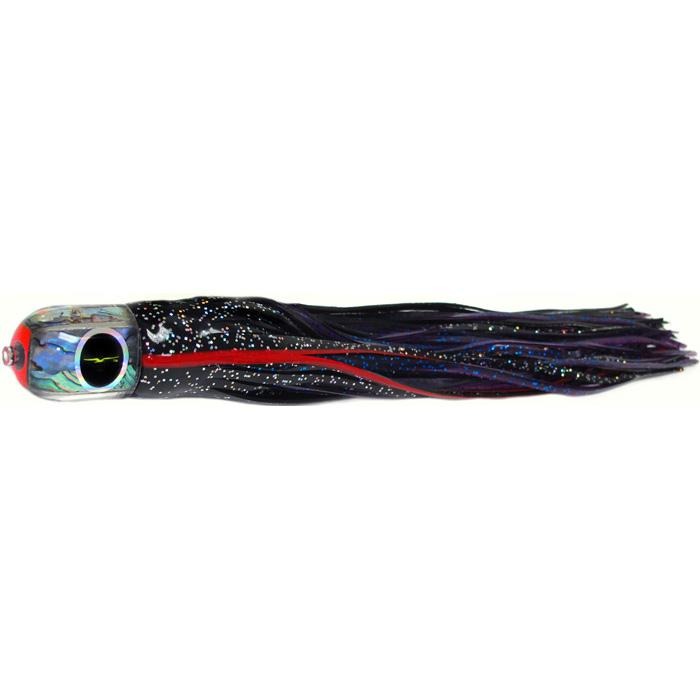 Black Bart Punisher Medium Heavy Tackle Lure - Black Red/Purple Fleck - shopbulluna.com