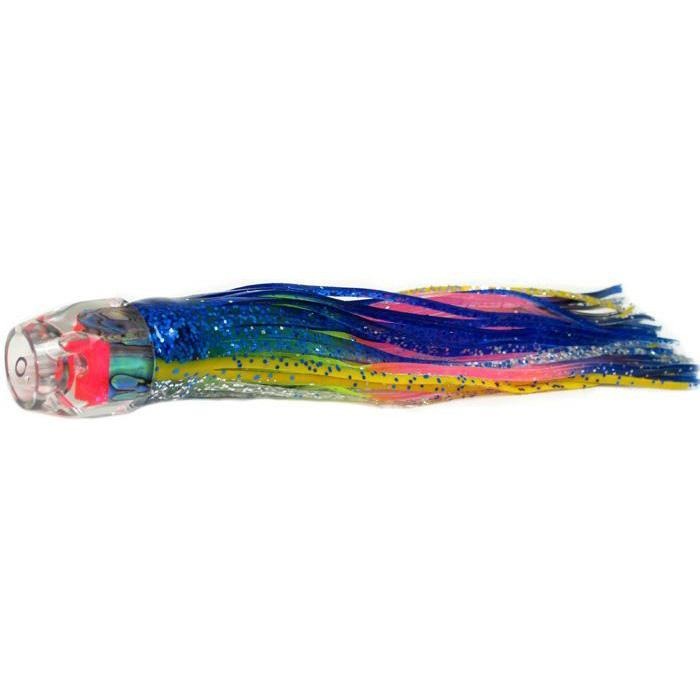 Black Bart Hex Jet Light Tackle Lure - Blue Yellow/Rainbow - shopbulluna.com