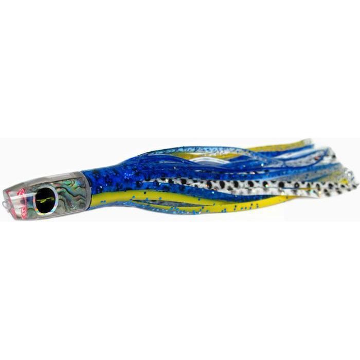 Black Bart Demon Micro Bait Lure - Blue Yellow/White Dot - shopbulluna.com