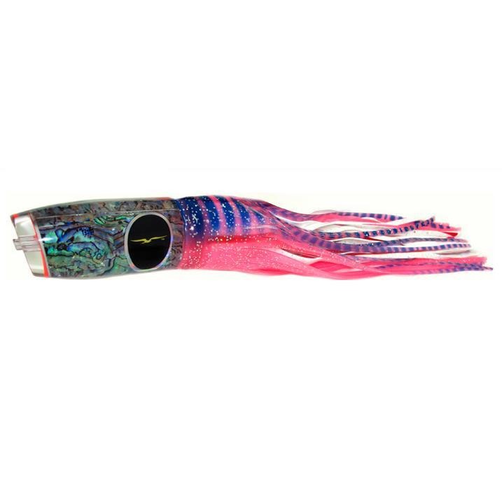 Black Bart Super Plunger Heavy Tackle Lure - Pink Tiger/White - shopbulluna.com