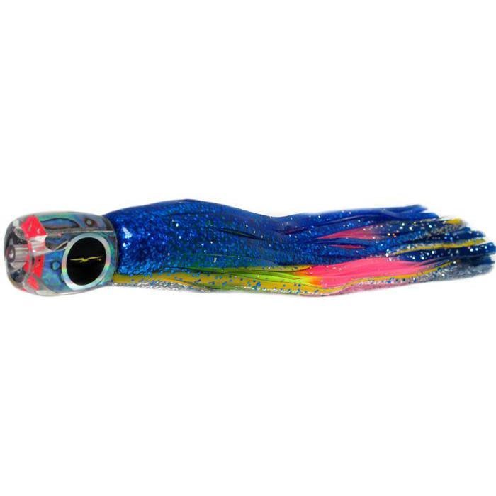 Black Bart Tahitian Prowler Medium Tackle Lure - Blue Yellow/Rainbow - shopbulluna.com