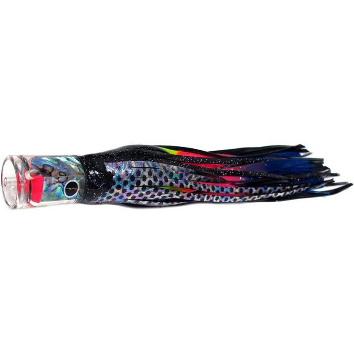 Black Bart El Squid Senior Medium Tackle Lure - Black Dot/Rainbow - shopbulluna.com