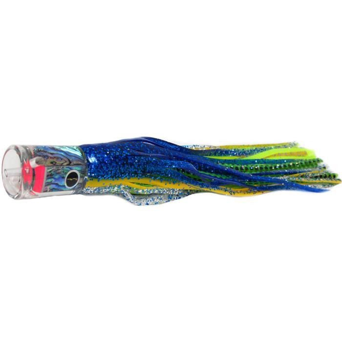 Black Bart El Squid Senior Medium Tackle Lure - Blue Yellow/Green Chartreuse - shopbulluna.com