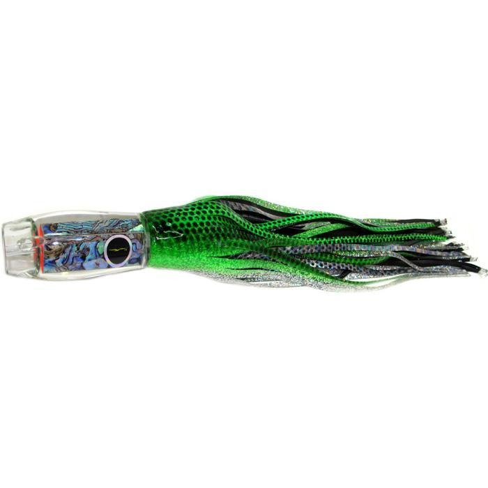 Black Bart Kona ProJet Medium Heavy Tackle Lure - Green Dot/Black Dot - shopbulluna.com