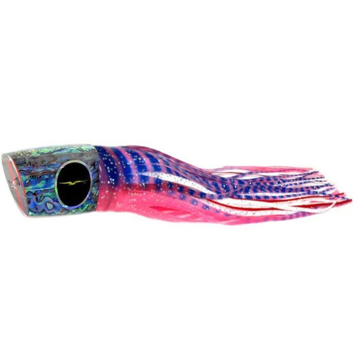 Black Bart Zulu Heavy Tackle Lure - Pink Tiger/White - shopbulluna.com