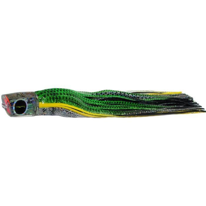 Black Bart RPP Medium Heavy Tackle Lure - Green/Black Dot - shopbulluna.com