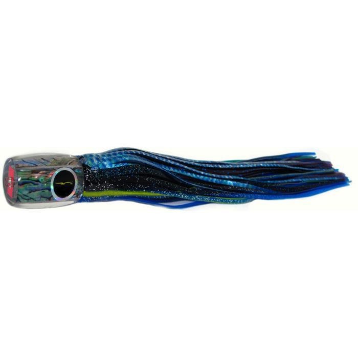 Black Bart Striper Candy Medium Heavy Tackle Lure - Black Blue Dot/Purple Fleck - shopbulluna.com