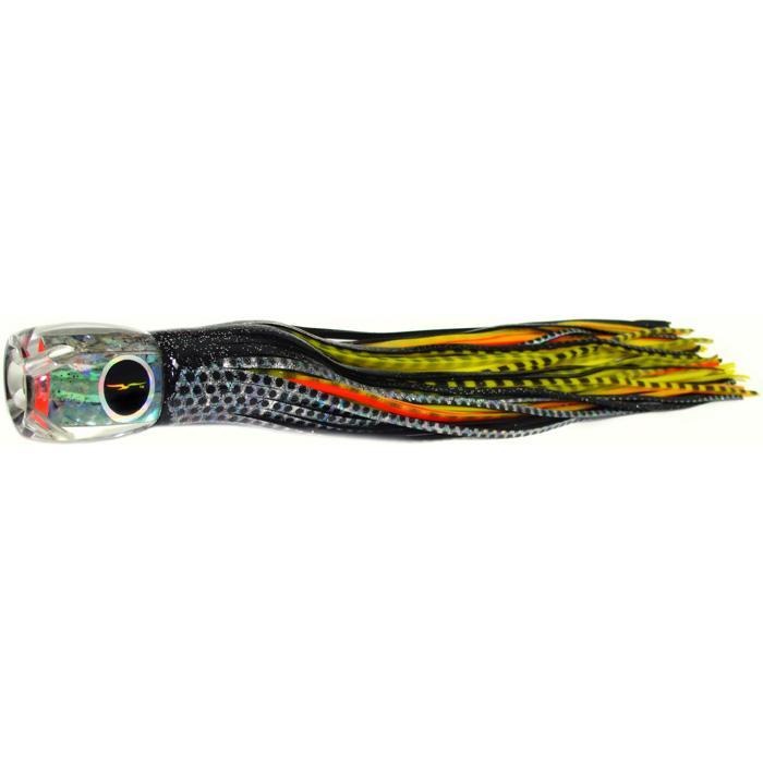 Black Bart Saint Thomas Prowler Medium Heavy Tackle Lure - Black Dot/Yellow Tiger - shopbulluna.com