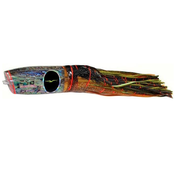 Black Bart Super Plunger Heavy Tackle Lure - Brown Gold Orange/Gold Dot - shopbulluna.com