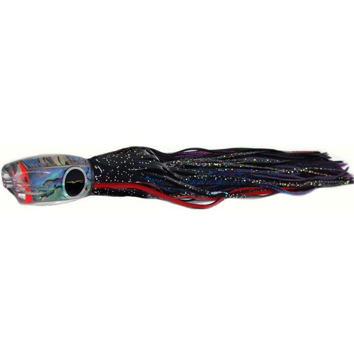 Black Bart Hot Breakfast Medium Heavy Tackle Lure - Black Red/Purple Fleck - shopbulluna.com