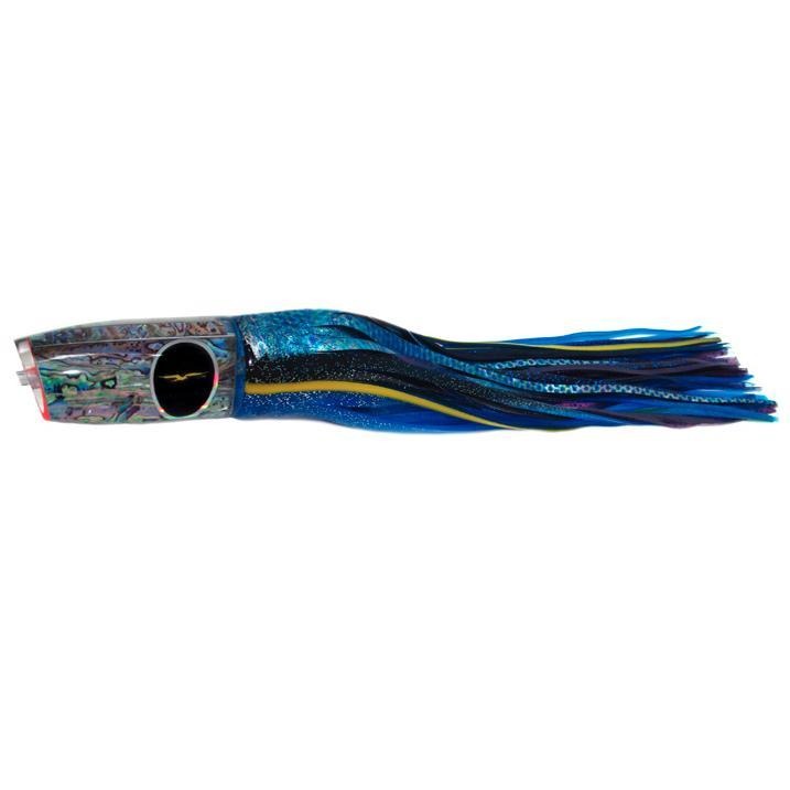 Black Bart Super Plunger Heavy Tackle Lure - Black Blue Dot/Purple Fleck - shopbulluna.com