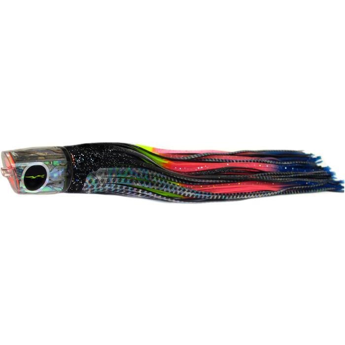 Black Bart RPP Medium Heavy Tackle Lure - Black Dot/Rainbow - shopbulluna.com