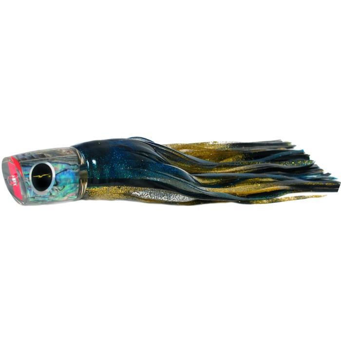 Black Bart Warrior Medium Heavy Tackle Lure - Yellowfin/Silver Gold Black - shopbulluna.com