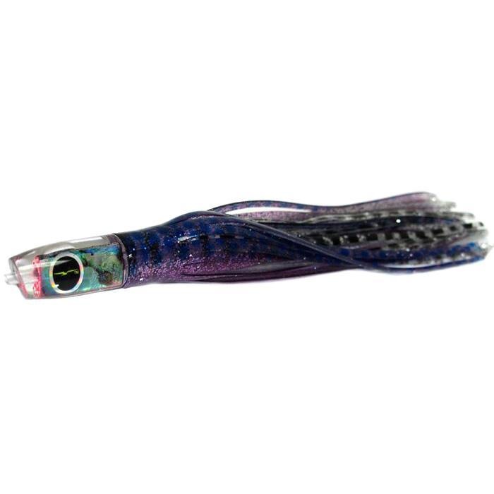 Black Bart Demon Micro Bait Lure - Purple Blue Dot/Silver Tiger - shopbulluna.com