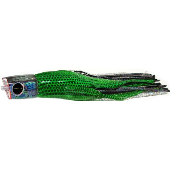 Black Bart Warrior Medium Heavy Tackle Lure - Green Dot/Black Dot - shopbulluna.com