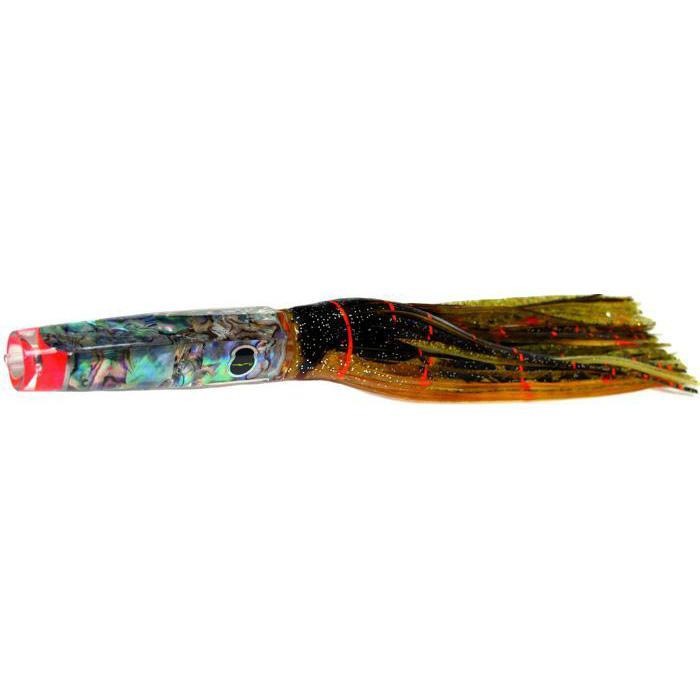 Black Bart Rum Cay Candy Light Tackle Lure - Brown Gold Orange/Gold Dot - shopbulluna.com