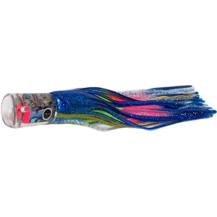 Black Bart El Squid Senior Medium Tackle Lure - Blue Yellow/Rainbow - shopbulluna.com