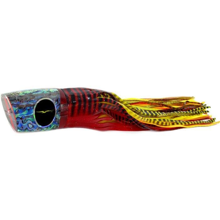 Black Bart Zulu Heavy Tackle Lure - Red Black Tiger/Yellow Tiger - shopbulluna.com