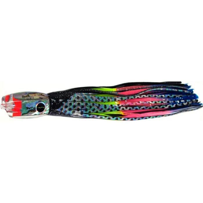 Black Bart Pelagic Breakfast Light Tackle Lure - Black Dot/Rainbow - shopbulluna.com