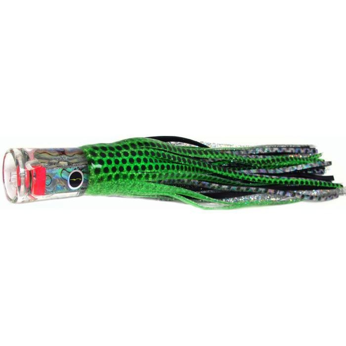 Black Bart El Squid Senior Medium Tackle Lure - Green Dot/Black Dot - shopbulluna.com