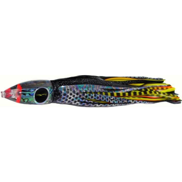 Black Bart Wicked Medium Tackle Lure - Black Dot/Yellow Black Tiger - shopbulluna.com