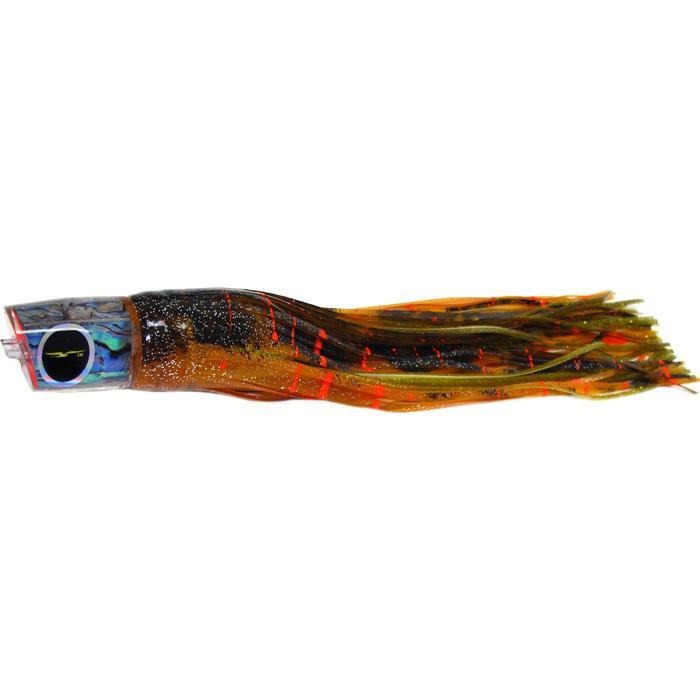 Black Bart RPP Medium Heavy Tackle Lure - Brown Gold Orange/Gold Dot - shopbulluna.com