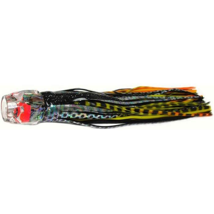 Black Bart Hex Jet Light Tackle Lure - Black Dot/Yellow Tiger - shopbulluna.com