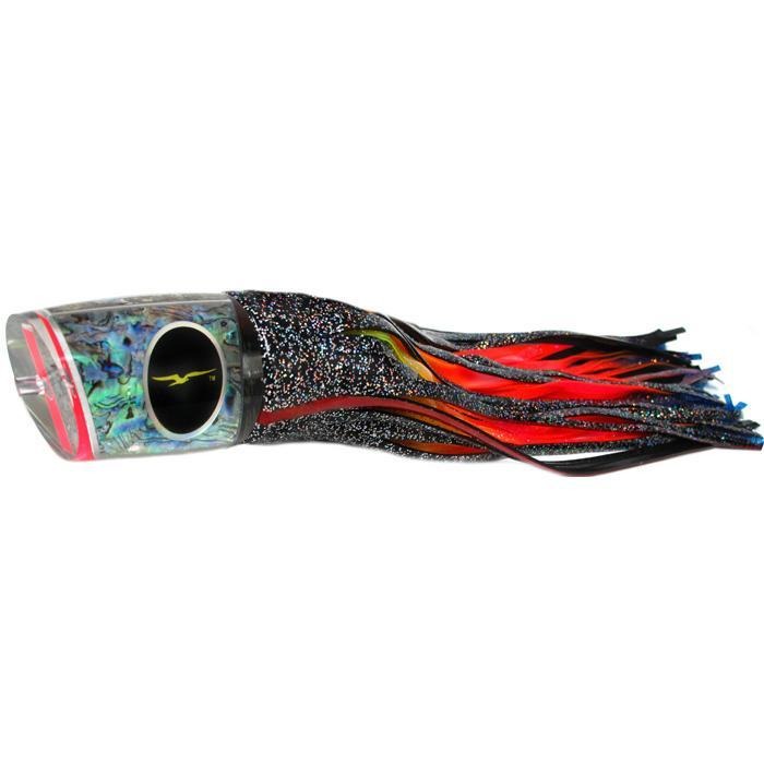 Black Bart Zulu Heavy Tackle Lure - Black Dot/Rainbow - shopbulluna.com