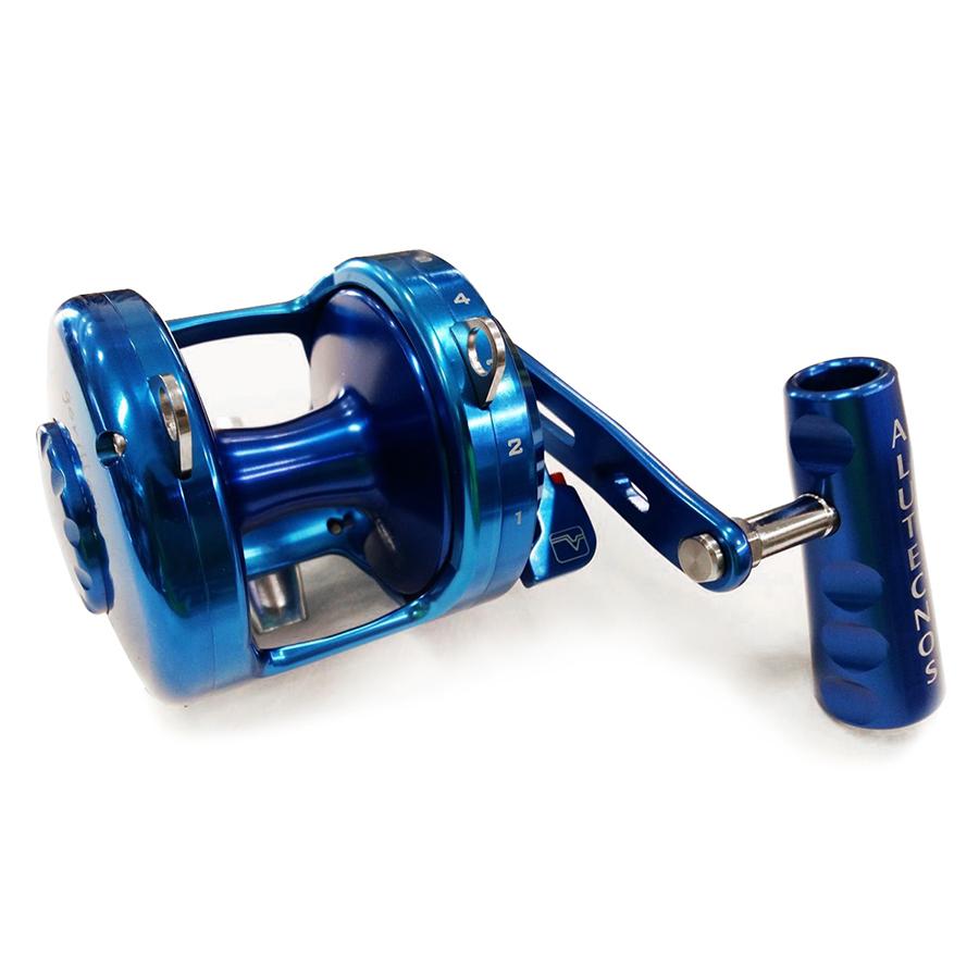 Alutecnos Albacore Gorilla 20V One Speed Reel - Blue - shopbulluna.com