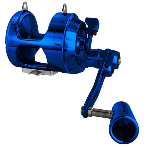 Alutecnos Albacore Gorilla 20 Two Speed Reel - Blue - shopbulluna.com