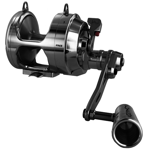 Alutecnos Albacore Gorilla 20 Two Speed Reel - Gun Metal - shopbulluna.com