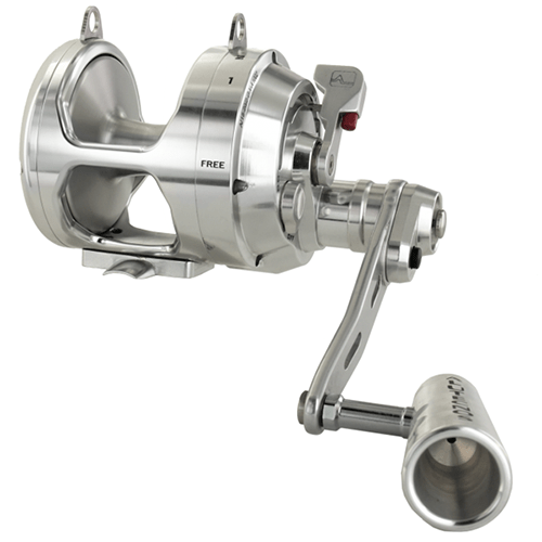 Alutecnos Albacore Gorilla 20 Two Speed Reel - Silver - shopbulluna.com