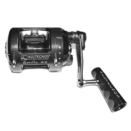 Alutecnos Albacore Gorilla 30 Two Speed Reel - Gun Metal - shopbulluna.com