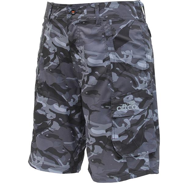 Aftco Tactical Black Camo Fishing Shorts - shopbulluna.com