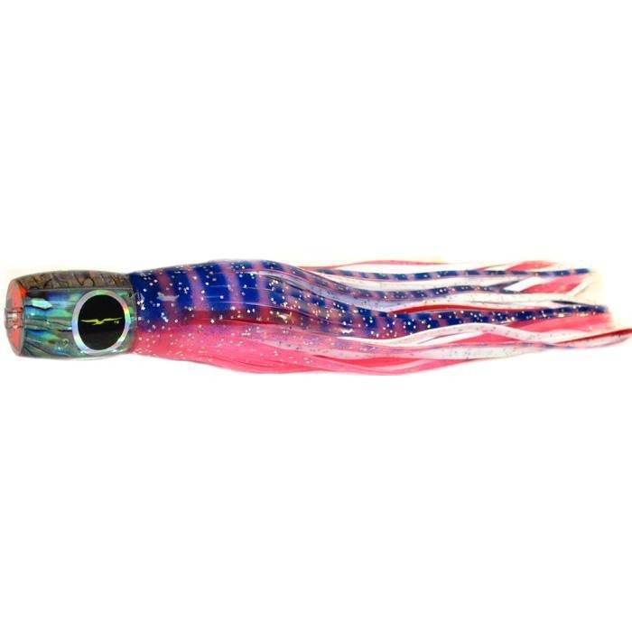 Black Bart Mahi Candy Medium Tackle Lure - Pink Tiger/White - shopbulluna.com