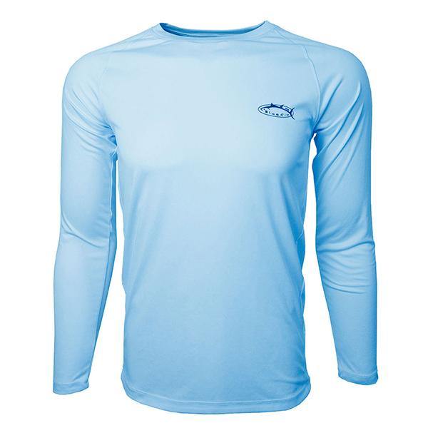 Bluefin USA Second Skin Light Blue Carey Chen Surrounded Sailfish Long Sleeve Sun Shirt - shopbulluna.com