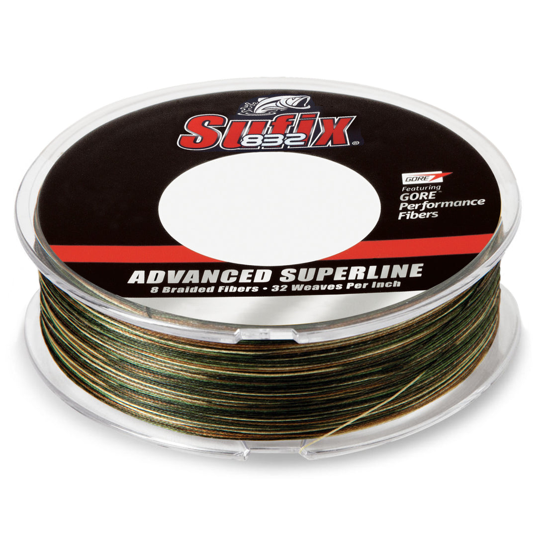 Sufix 832 Advanced Superline Braid - 80 Pounds 600 Yards - Camo - shopbulluna.com