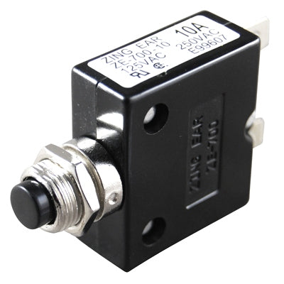 Marpac Push Button Circuit Breaker - 10 Amp - 2 Per Package - shopbulluna.com