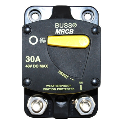 Marpac Circuit Breaker with Switch Function - Bussmann 187 Series - 30 Amp - Surface Mount - shopbulluna.com